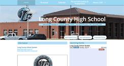 Desktop Screenshot of longcountyhs.com